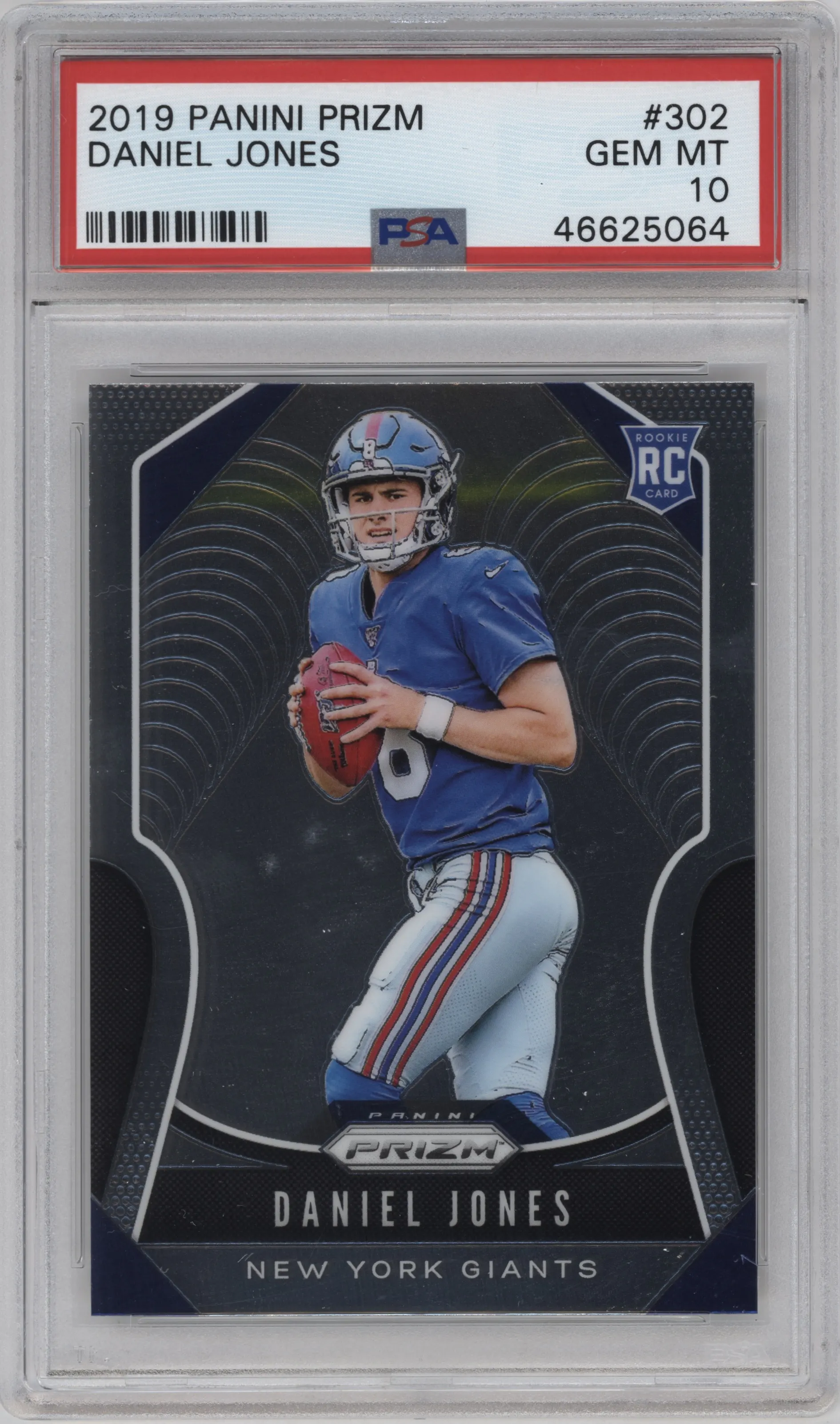 2019 Panini Prizm Daniel Jones PSA 10