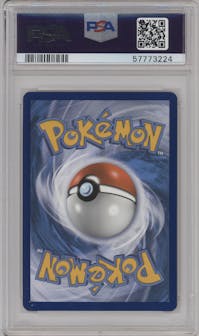 Charizard from the 2020 Pokemon SWSH set graded by PSA and given an overall grade of 10.