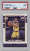 Bronny James Jr. from the 2024-25 Panini NBA Hoops set graded by PSA and given an overall grade of 9.