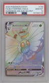 Butterfree VMAX from the 2020 Pokemon SWSH set graded by PSA and given an overall grade of 10.