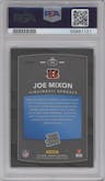 Joe Mixon from the 2017 Panini Donruss Optic set featuring a Red/Yellow parallel graded by PSA and given an overall grade of 10.