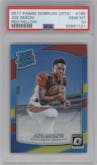 Joe Mixon from the 2017 Panini Donruss Optic set featuring a Red/Yellow parallel graded by PSA and given an overall grade of 10.
