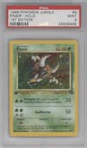 Pinsir from the 1999 Pokemon set graded by PSA and given an overall grade of 9.