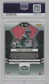 Garrett Wilson from the 2022 Panini Mosaic set featuring a Mosaic parallel graded by PSA and given an overall grade of 10.