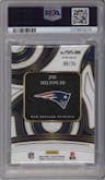 Joe Milton III from the 2024 Panini Select set featuring a Neon Orange Pulsar parallel graded by PSA and given an overall grade of 10.