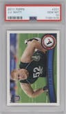 J.J. Watt from the 2011 Topps set graded by PSA and given an overall grade of 10.