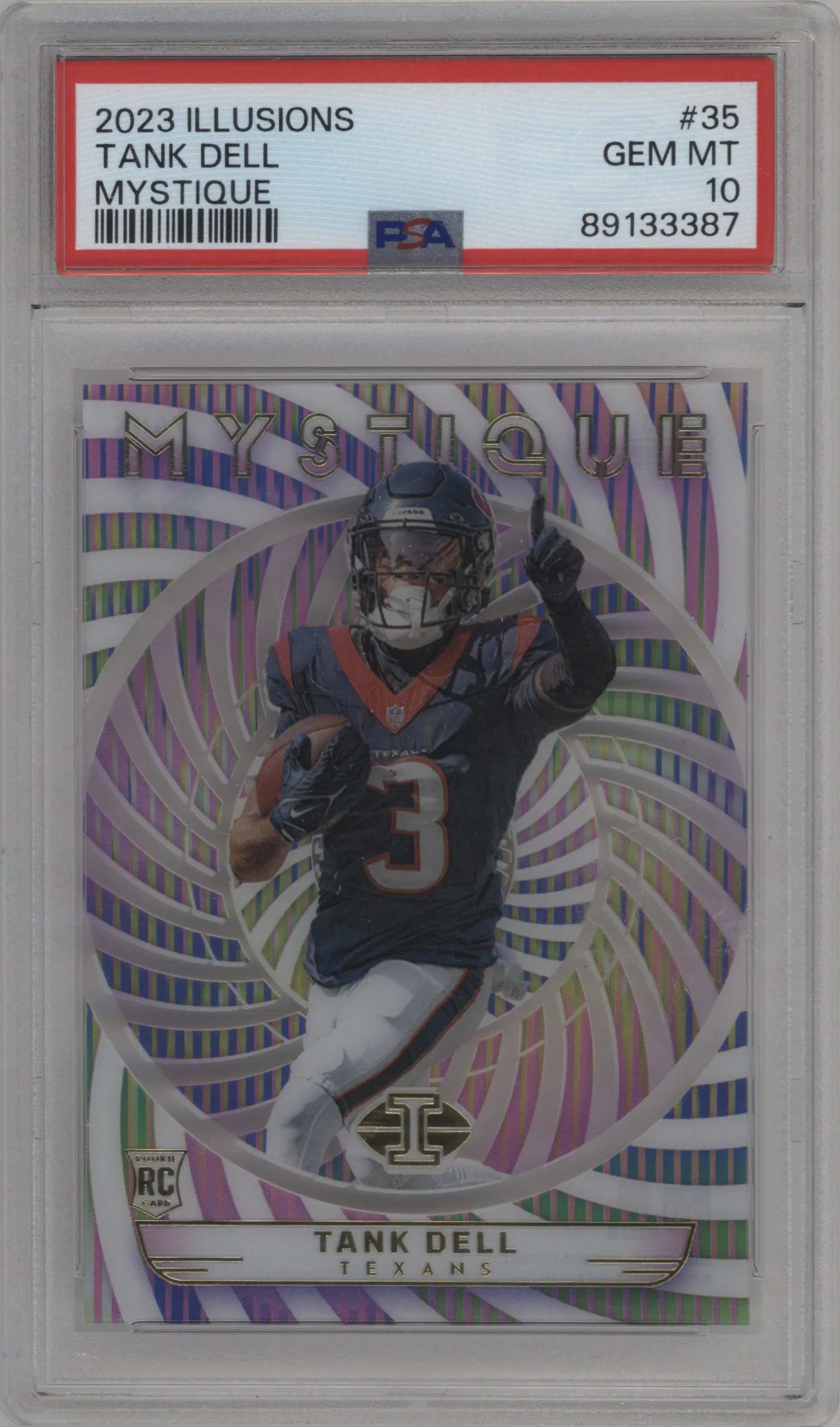 2023 Panini Illusions Mystique Tank Dell #35 PSA 10