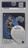 Paolo Banchero from the 2022-23 Panini Revolution  set featuring a Fractal parallel graded by PSA and given an overall grade of 10.