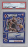 Bilal Coulibaly from the 2023-24 Panini Phoenix set featuring a Blue parallel graded by PSA and given an overall grade of 10.