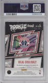 Bilal Coulibaly from the 2023-24 Panini Phoenix set featuring a Blue parallel graded by PSA and given an overall grade of 10.