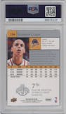 Stephen Curry from the 2009-10 Upper Deck First Edition set graded by PSA and given an overall grade of 9.