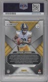 Diontae Johnson from the 2019 Panini XR set featuring a Blue parallel graded by PSA and given an overall grade of 9.
