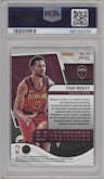 Evan Mobley from the 2021-22 Panini Revolution  set featuring a Chinese New Year parallel graded by PSA and given an overall grade of 10.