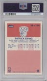 Patrick Ewing from the 1986-87 Fleer set graded by PSA and given an overall grade of 6.