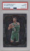 Jayson Tatum from the 2017-18 Panini Select set graded by PSA and given an overall grade of 10.