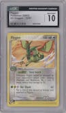 Flygon from the 2003 Pokemon EX set graded by CSG and given an overall grade of 10.