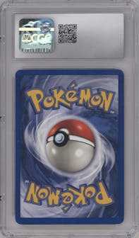 Zapdos from the 1999 Pokemon set graded by CSG and given an overall grade of 9.