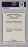 Victor Wembanyama from the 2023 Topps Allen & Ginter set graded by PSA and given an overall grade of 10.