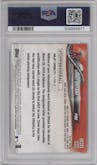 Shohei Ohtani from the 2018 Topps Update set graded by PSA and given an overall grade of 9.