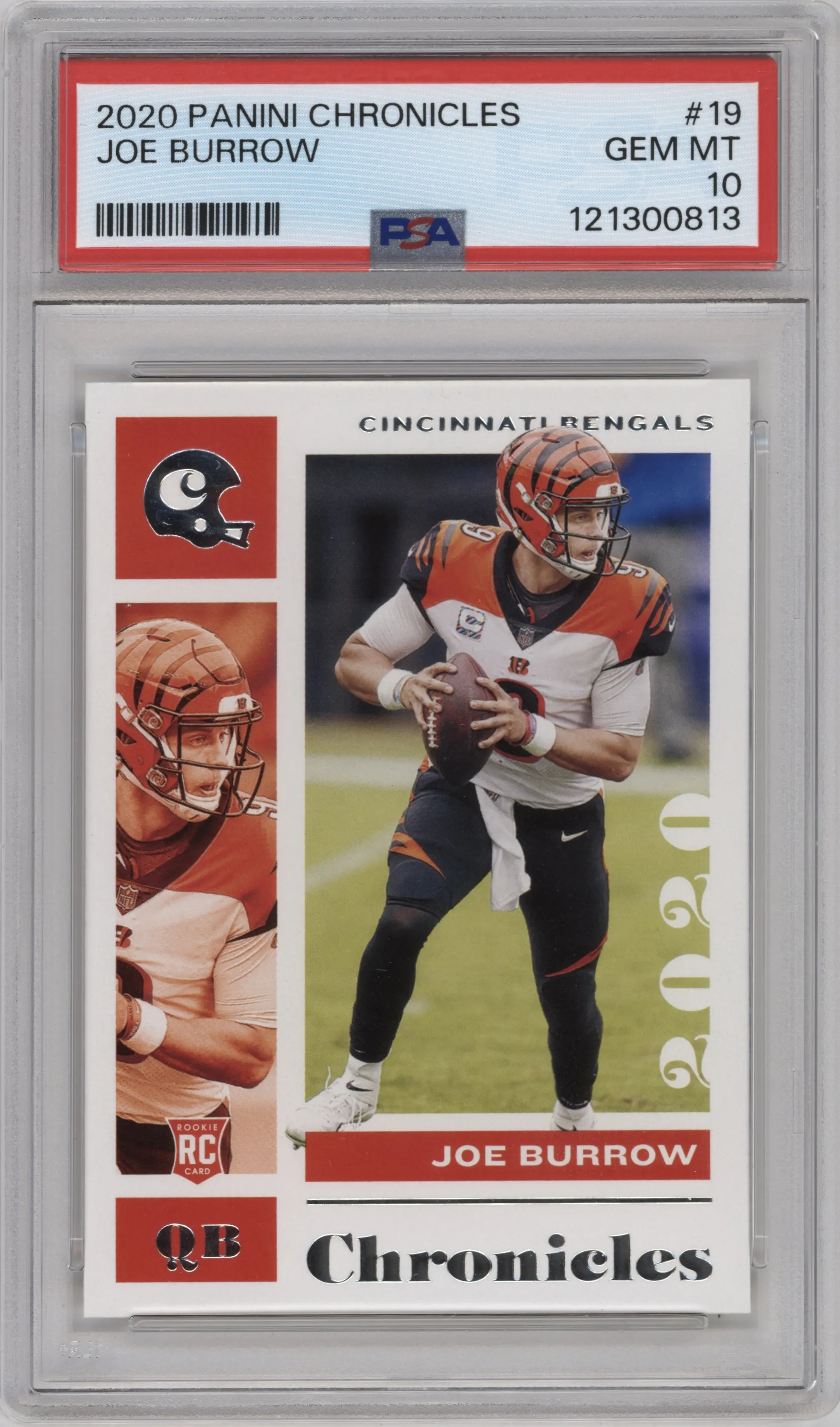 2020 Panini Chronicles Joe Burrow #19 PSA 10