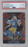 Cameron Dicker from the 2022 Panini Select set featuring a Red Disco parallel graded by PSA and given an overall grade of 10.