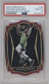 Anthony Edwards from the 2020-21 Panini Select  set featuring a Die-Cut Maroon parallel graded by PSA and given an overall grade of 10.