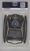 Anthony Edwards from the 2020-21 Panini Select  set featuring a Die-Cut Maroon parallel graded by PSA and given an overall grade of 10.