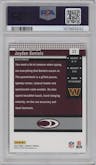 Jayden Daniels from the 2024 Donruss set graded by PSA and given an overall grade of 9.