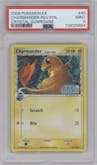 Charmander from the 2006 Pokemon EX set graded by PSA and given an overall grade of 9.