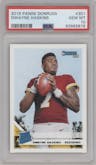 Dwayne Haskins from the 2019 Panini Donruss set graded by PSA and given an overall grade of 10.
