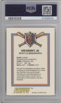 Ken Groovy, Jr. from the 1992 Pro Set Flopps set graded by PSA and given an overall grade of 10.