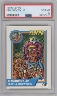 Ken Groovy, Jr. from the 1992 Pro Set Flopps set graded by PSA and given an overall grade of 10.