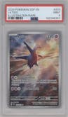 Latios from the 2024 Pokemon SV set graded by PSA and given an overall grade of 9.
