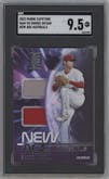 Shohei Ohtani from the 2022 Panini Capstone set graded by SGC and given an overall grade of 9.5.
