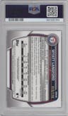 Wyatt Langford from the 2023 Bowman Draft Sapphire set graded by PSA and given an overall grade of 10.