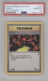SLEEP!  from the 2000 Pokemon set graded by PSA and given an overall grade of 10.