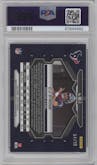 C.J. Stroud  from the 2023 Panini Mosaic set featuring a Blue Mosaic parallel graded by PSA and given an overall grade of 9.