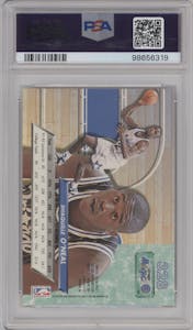 Shaquille O’Neal from the 1992-93 Fleer Ultra set graded by PSA and given an overall grade of 9.