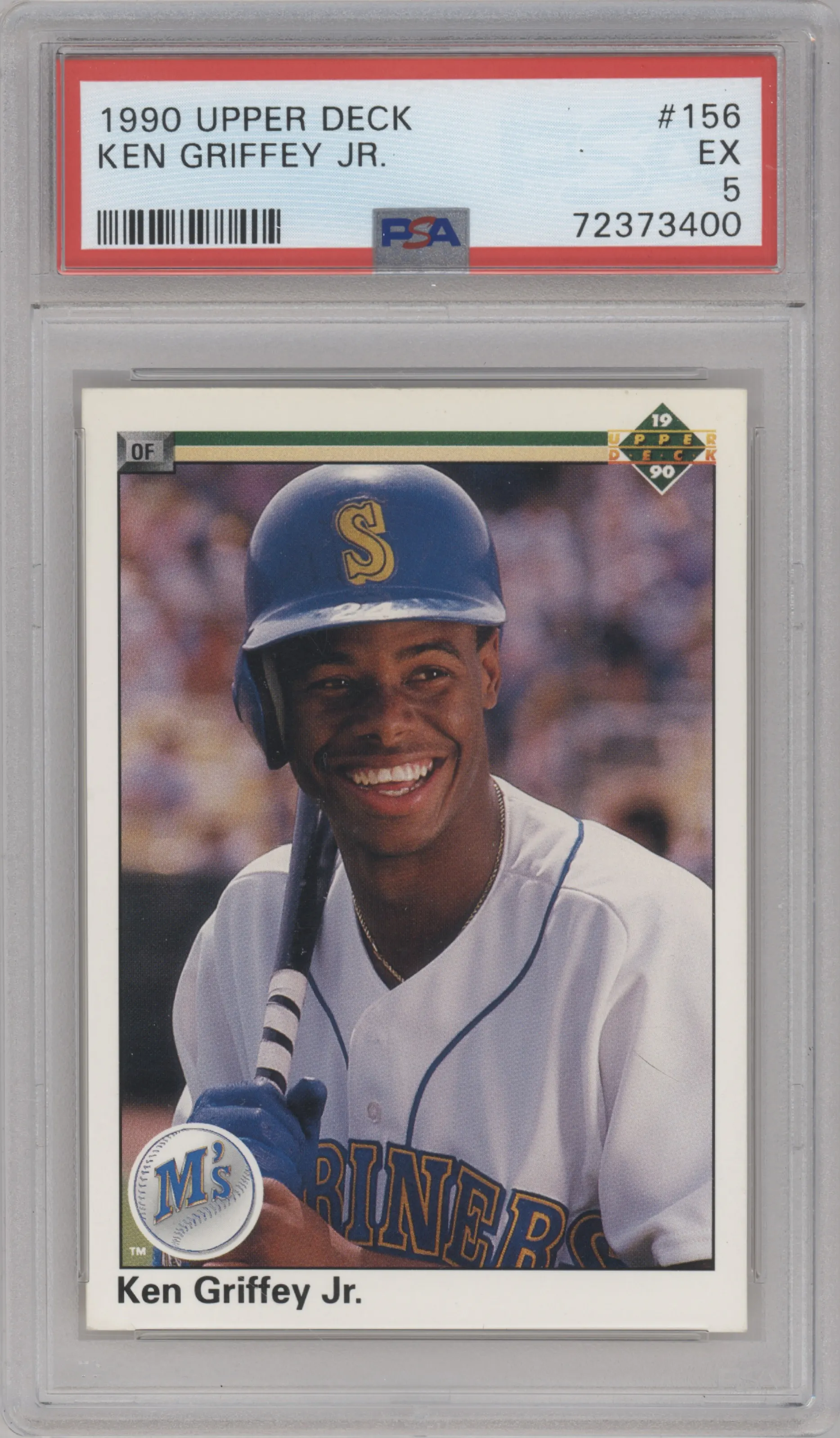 1990 Upper Deck Ken Griffey Jr. #156 PSA 5