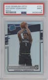 Anthony Edwards from the 2020-21 Panini Donruss Optic set featuring a Holo parallel graded by PSA and given an overall grade of 9.