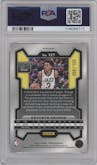 Keyonte George from the 2023-24 Panini Prizm set featuring a Fast Break Red parallel graded by PSA and given an overall grade of 10.