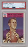 Fran Tarkenton from the 1966 Philadelphia set graded by PSA and given an overall grade of 4.