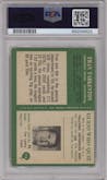 Fran Tarkenton from the 1966 Philadelphia set graded by PSA and given an overall grade of 4.