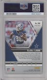 CeeDee Lamb from the 2020 Panini Mosaic set featuring a Genesis parallel graded by PSA and given an overall grade of 10.
