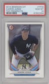 Aaron Judge from the 2014 Bowman Draft  set graded by PSA and given an overall grade of 10.