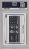 Aaron Judge from the 2014 Bowman Draft  set graded by PSA and given an overall grade of 10.