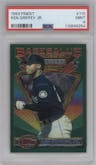 Ken Griffey Jr. from the 1993 Topps Finest set graded by PSA and given an overall grade of 9.