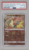 Blaziken from the 2018 Pokemon S&M JPN  set graded by PSA and given an overall grade of 10.
