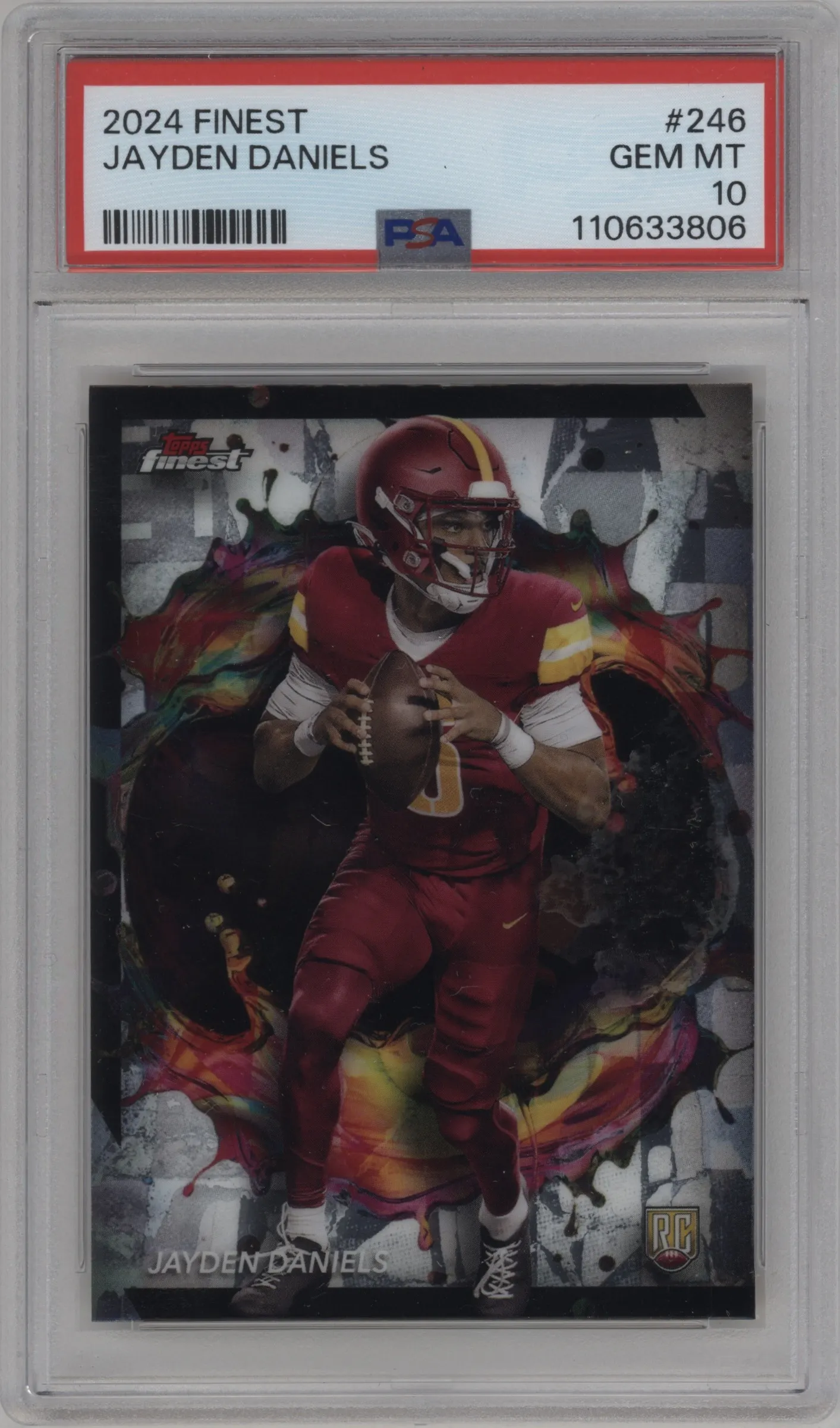 2024 Finest Jayden Daniels #246 PSA 10