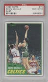 Kevin McHale from the 1981-82 Topps  set graded by PSA and given an overall grade of 8.